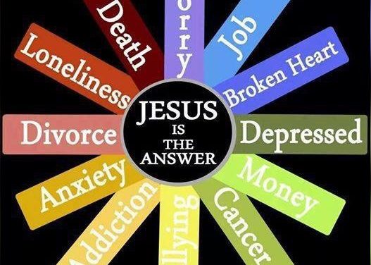 JESUS IS THE ANSWER FOR THE WORLD