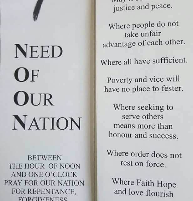 NOON: Need Of Our Nations – Be a part