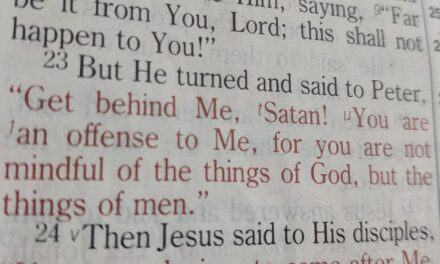“Get behind me, Satan”: Rebuke and Warning to Easy Way Christians and Churches.