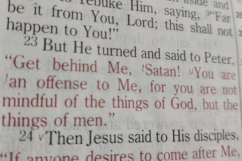 “Get behind me, Satan”: Rebuke and Warning to Easy Way Christians and Churches.