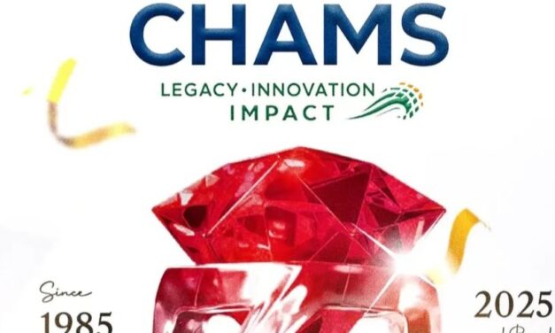 CHAMS @40: MODEL OF ENTERPRENEURSHIP, Compass of faith in God and service to Humanity.